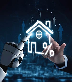 AI analyzes real estate data with smart ROI tracking, property value forecasting, and visual investment tools to guide profitable real estate decisions. Artificial intelligence spline